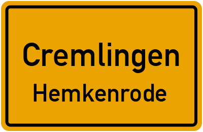 Straßenverzeichnis Cremlingen Hemkenrode
