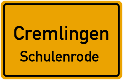 Straßenverzeichnis Cremlingen Schulenrode