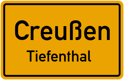Straßenverzeichnis Creußen Tiefenthal