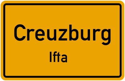 Straßenverzeichnis Creuzburg Ifta