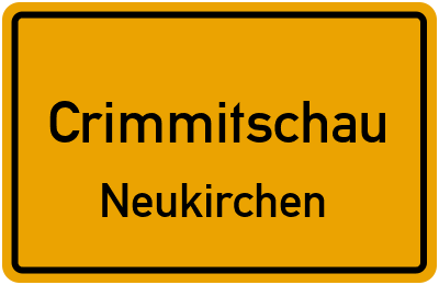 Straßenverzeichnis Crimmitschau Neukirchen