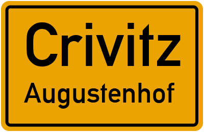Straßenverzeichnis Crivitz Augustenhof