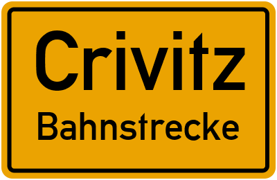 Straßenverzeichnis Crivitz Bahnstrecke