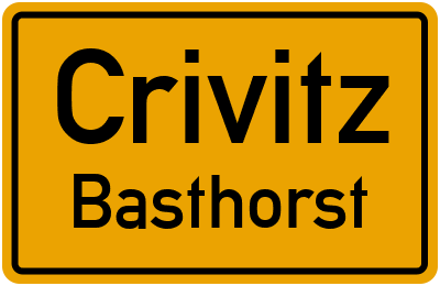 Straßenverzeichnis Crivitz Basthorst