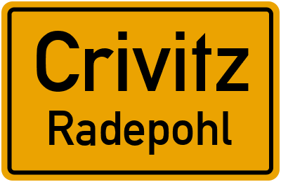 Straßenverzeichnis Crivitz Radepohl