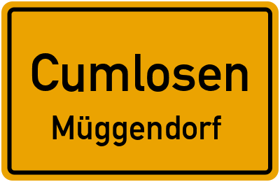 Straßenverzeichnis Cumlosen Müggendorf