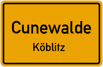 Straßenverzeichnis Cunewalde Köblitz