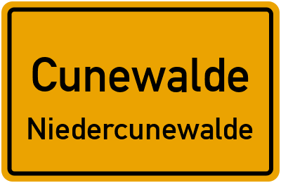 Straßenverzeichnis Cunewalde Niedercunewalde