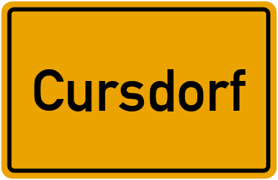 Cursdorf in Thüringen erkunden