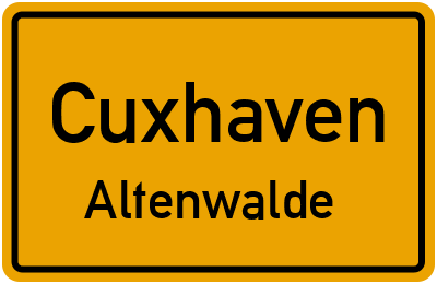 Straßenverzeichnis Cuxhaven Altenwalde