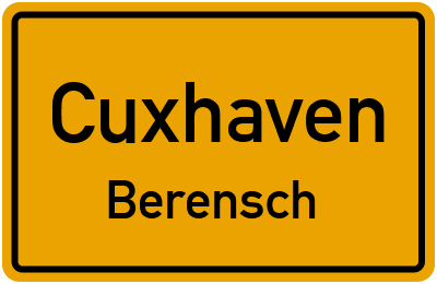 Straßenverzeichnis Cuxhaven Berensch