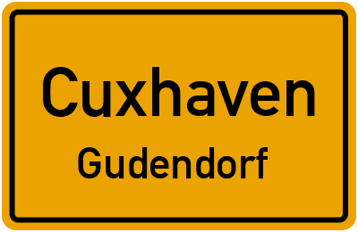 Straßenverzeichnis Cuxhaven Gudendorf