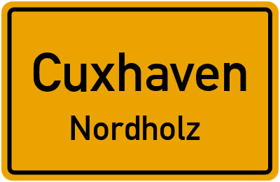 Straßenverzeichnis Cuxhaven Nordholz