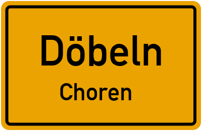 Straßenverzeichnis Döbeln Choren