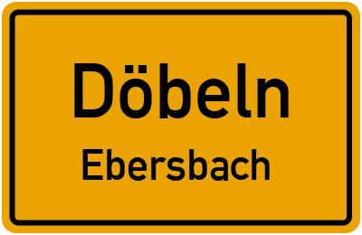 Straßenverzeichnis Döbeln Ebersbach
