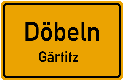 Straßenverzeichnis Döbeln Gärtitz