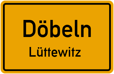Straßenverzeichnis Döbeln Lüttewitz