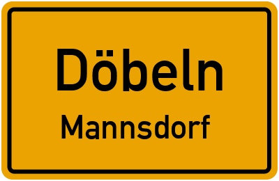 Straßenverzeichnis Döbeln Mannsdorf