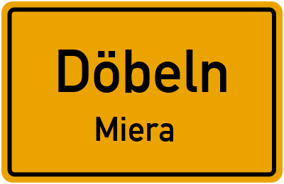 Straßenverzeichnis Döbeln Miera