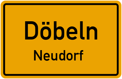 Straßenverzeichnis Döbeln Neudorf