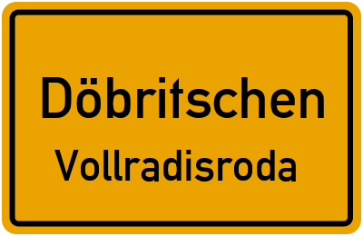 Straßenverzeichnis Döbritschen Vollradisroda