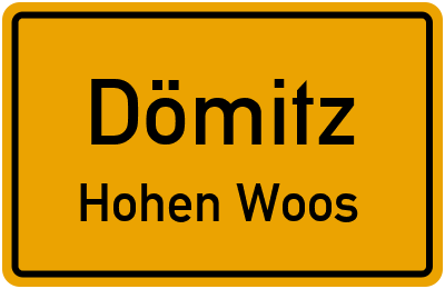 Straßenverzeichnis Dömitz Hohen Woos