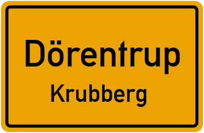Straßenverzeichnis Dörentrup Krubberg