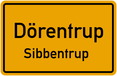 Straßenverzeichnis Dörentrup Sibbentrup