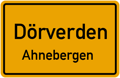 Straßenverzeichnis Dörverden Ahnebergen