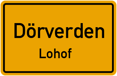 Straßenverzeichnis Dörverden Lohof