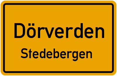 Straßenverzeichnis Dörverden Stedebergen