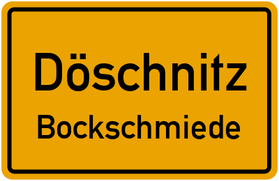 Straßenverzeichnis Döschnitz Bockschmiede