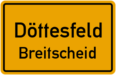 Straßenverzeichnis Döttesfeld Breitscheid