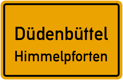 Straßenverzeichnis Düdenbüttel Himmelpforten