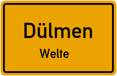 Straßenverzeichnis Dülmen Welte