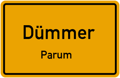 Straßenverzeichnis Dümmer Parum