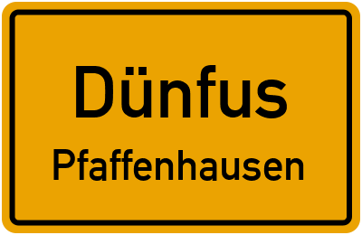 Straßenverzeichnis Dünfus Pfaffenhausen