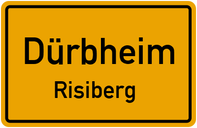 Straßenverzeichnis Dürbheim Risiberg