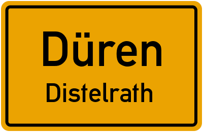 Straßenverzeichnis Düren Distelrath