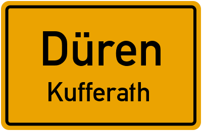 Straßenverzeichnis Düren Kufferath