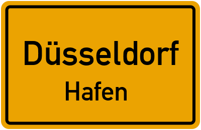 Straßenverzeichnis Düsseldorf Hafen