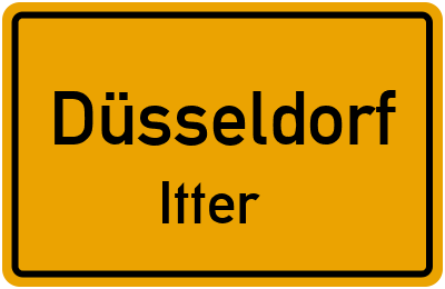 Straßenverzeichnis Düsseldorf Itter