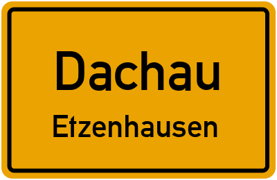 Straßenverzeichnis Dachau Etzenhausen