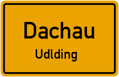 Straßenverzeichnis Dachau Udlding