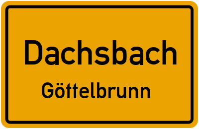 Straßenverzeichnis Dachsbach Göttelbrunn