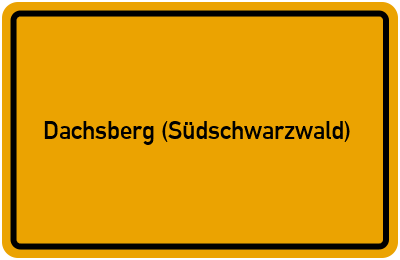 Branchenbuch Dachsberg (Südschwarzwald), Baden-Württemberg