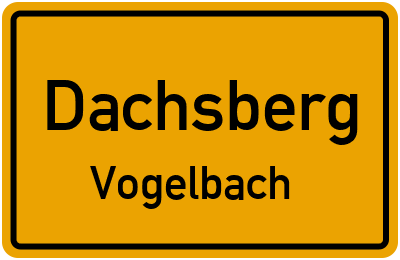Straßenverzeichnis Dachsberg Vogelbach