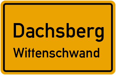 Straßenverzeichnis Dachsberg Wittenschwand