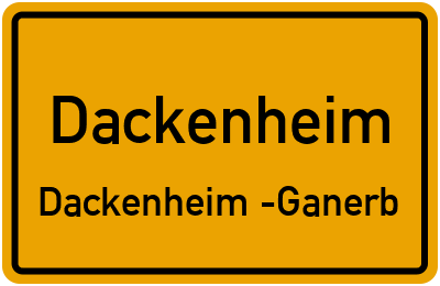 Straßenverzeichnis Dackenheim Dackenheim -Ganerb