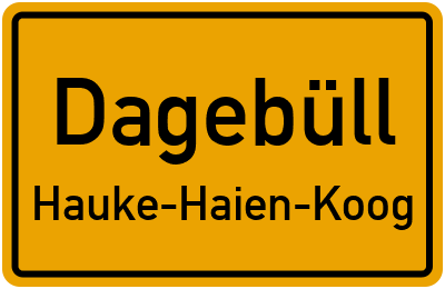 Straßenverzeichnis Dagebüll Hauke-Haien-Koog